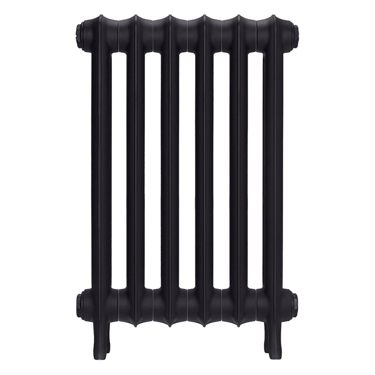 Emmeline I - Black Iron Cast Iron Column Radiator H607mm x W429mm 1 Column - Wall Hung