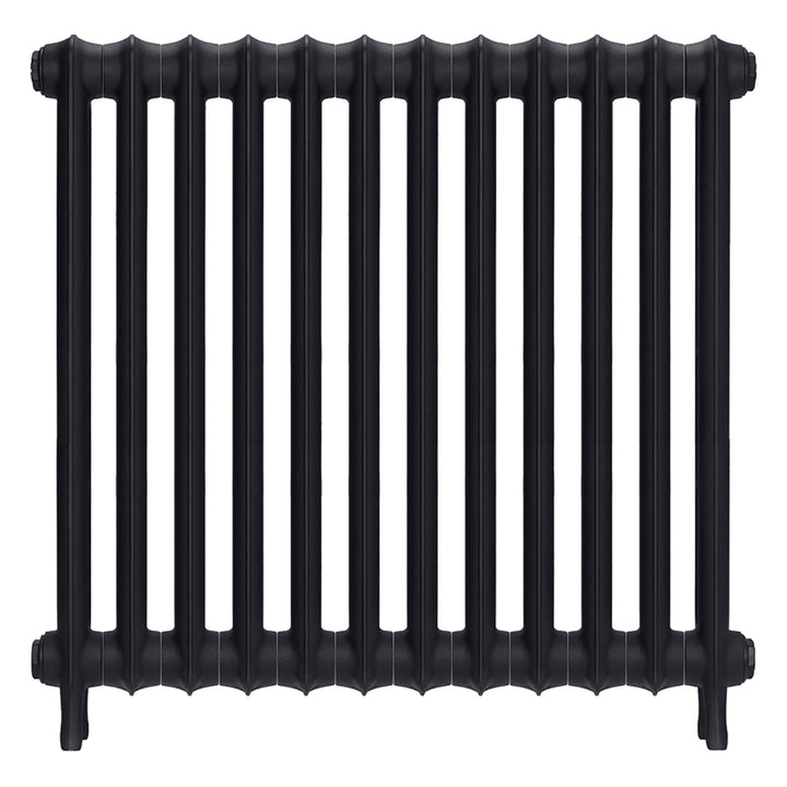 Emmeline II - Black Iron Cast Iron Column Radiator H813mm x W828mm 2 Column - Wall Hung