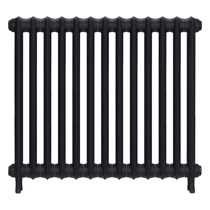 Emmeline II - Black Iron Cast Iron Column Radiator H813mm x W895mm 2 Column - Wall Hung