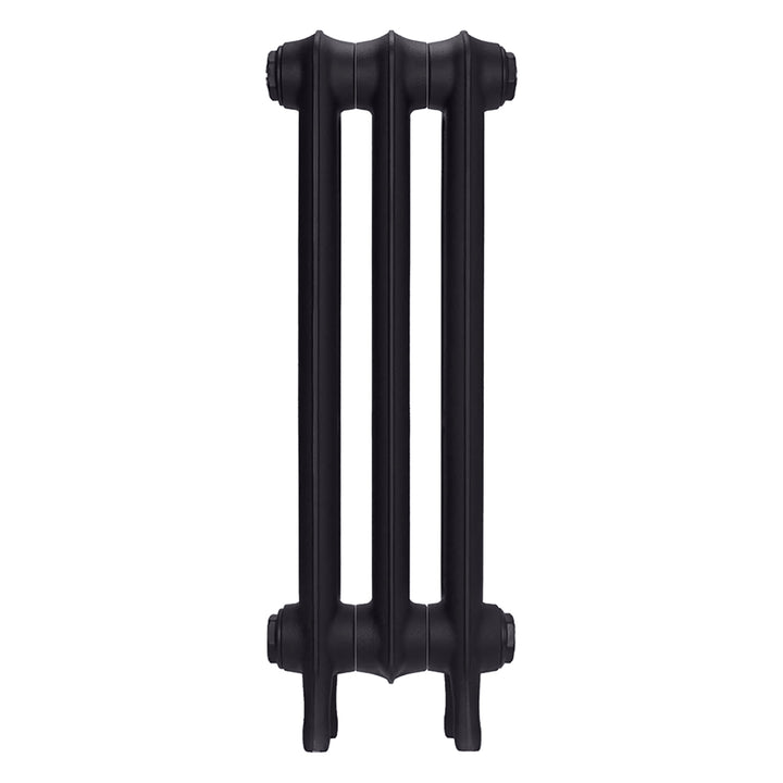 Emmeline II - Black Iron Cast Iron Column Radiator H613mm x W230mm 2 Column - Wall Hung