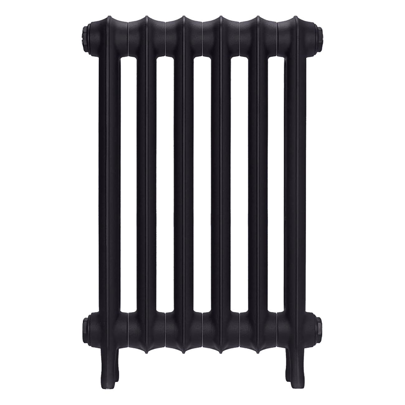 Emmeline II - Black Iron Cast Iron Column Radiator H613mm x W429mm 2 Column - Wall Hung