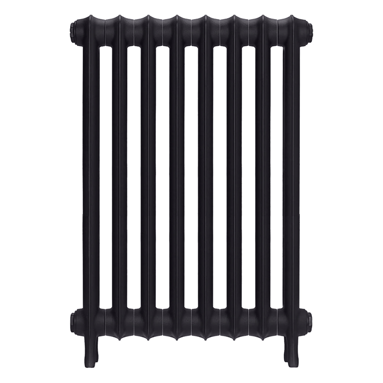Emmeline II - Black Iron Cast Iron Column Radiator H813mm x W562mm 2 Column - Wall Hung
