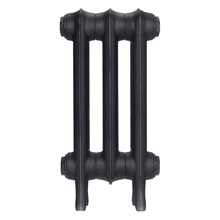 Emmeline III - Black Iron Cast Iron Column Radiator H416mm x W230mm 3 Column - Wall Hung