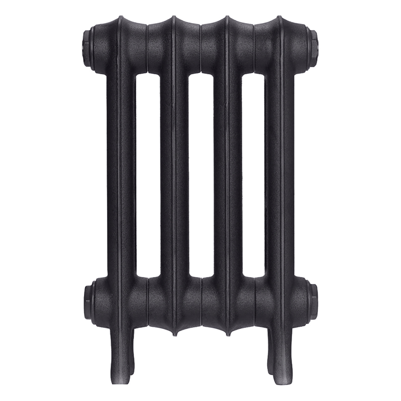 Emmeline III - Black Iron Cast Iron Column Radiator H416mm x W296mm 3 Column - Wall Hung