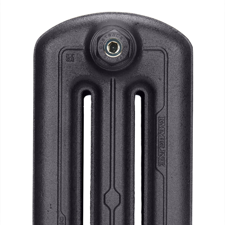 Emmeline III - Black Iron Cast Iron Column Radiator H416mm x W762mm 3 Column - Wall Hung