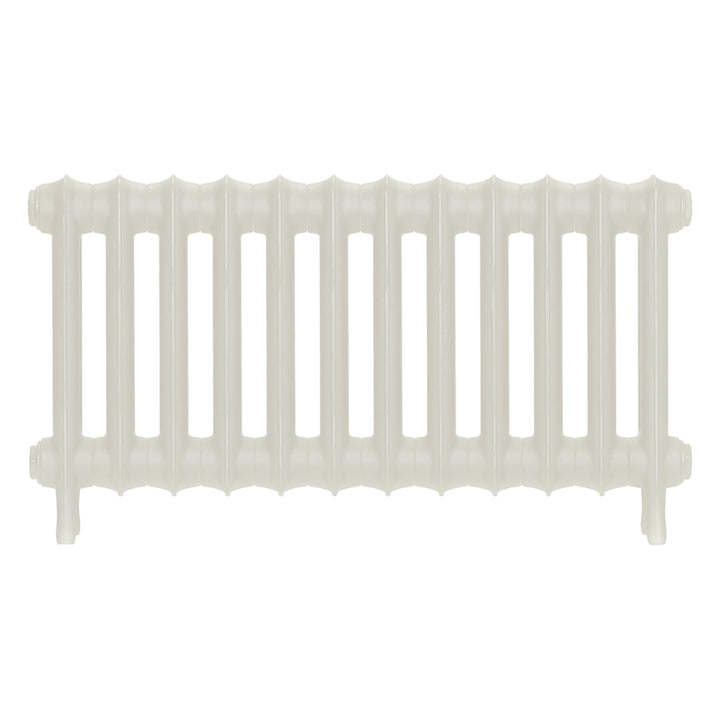 Emmeline I - Chalk White Cast Iron Column Radiator H407mm x W828mm 1 Column - Wall Hung