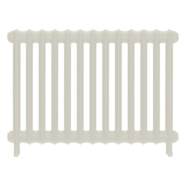 Emmeline I - Chalk White Cast Iron Column Radiator H607mm x W895mm 1 Column - Wall Hung