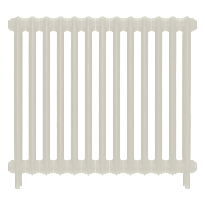 Emmeline I - Chalk White Cast Iron Column Radiator H807mm x W895mm 1 Column - Wall Hung