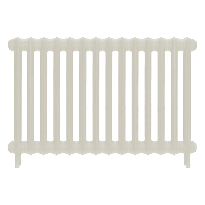 Emmeline I - Chalk White Cast Iron Column Radiator H607mm x W961mm 1 Column - Wall Hung