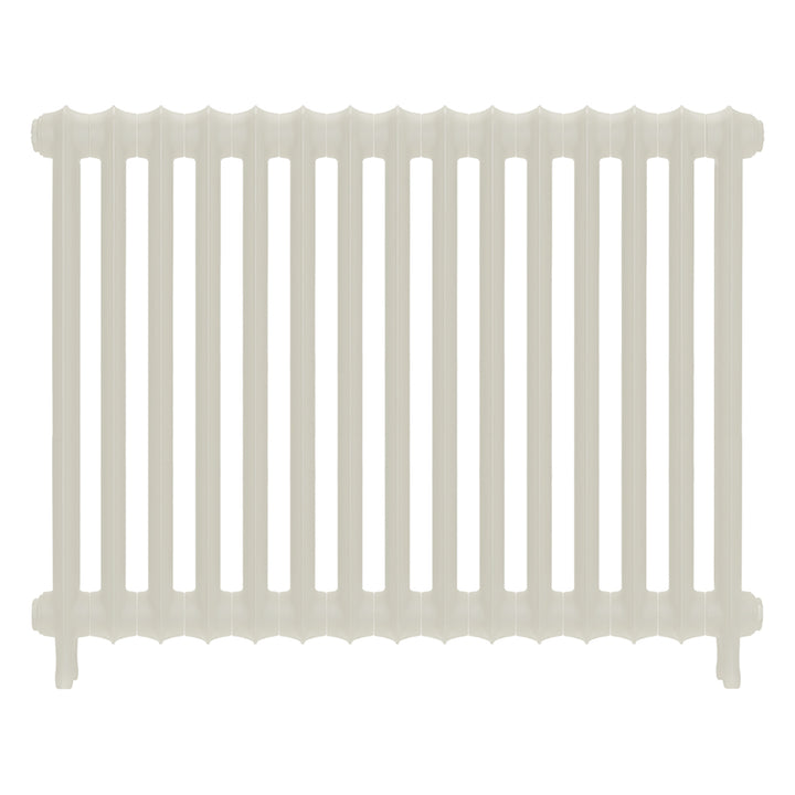 Emmeline I - Chalk White Cast Iron Column Radiator H807mm x W1028mm 1 Column - Wall Hung