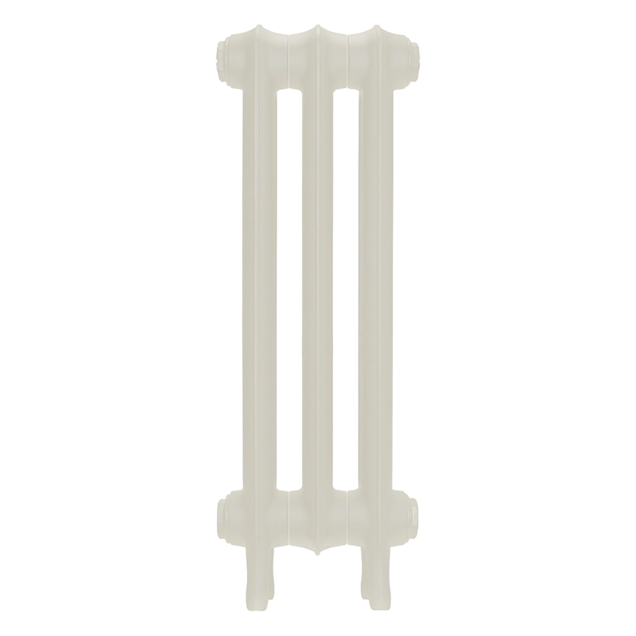 Emmeline I - Chalk White Cast Iron Column Radiator H607mm x W230mm 1 Column - Wall Hung