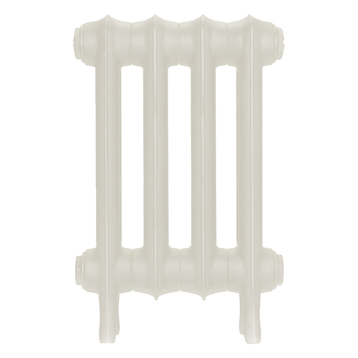 Emmeline I - Chalk White Cast Iron Column Radiator H407mm x W296mm 1 Column - Wall Hung