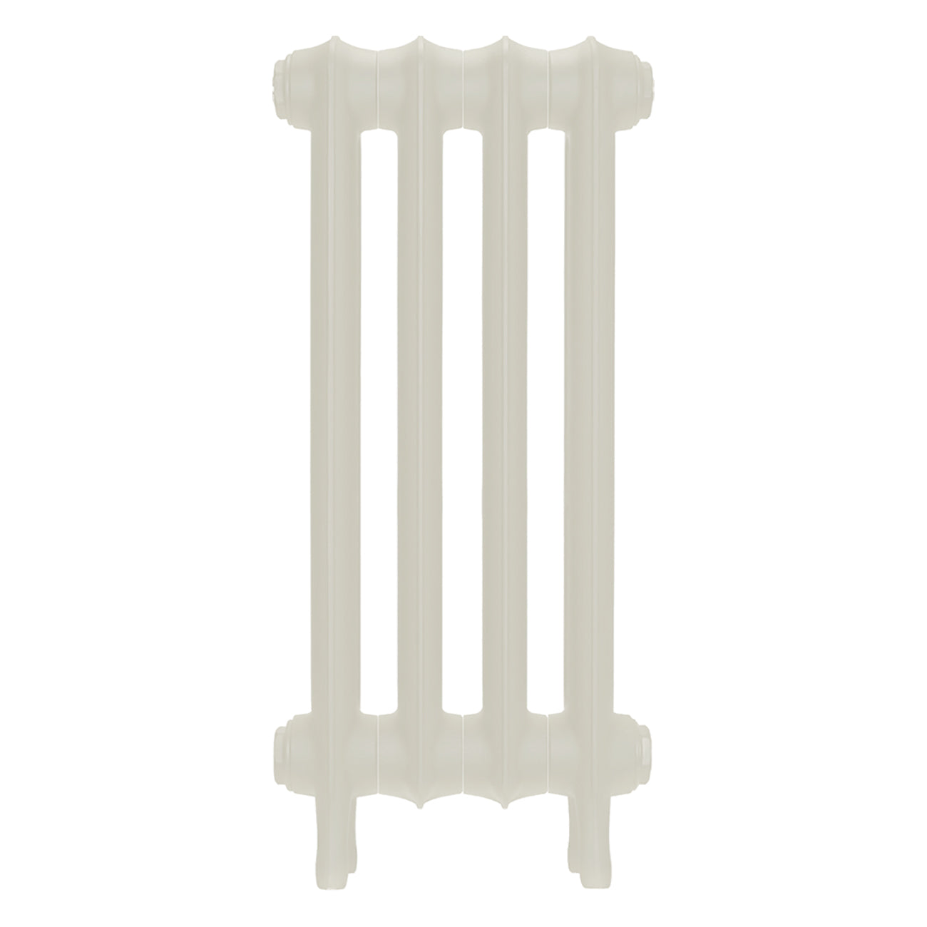 Emmeline I - Chalk White Cast Iron Column Radiator H607mm x W296mm 1 Column - Wall Hung