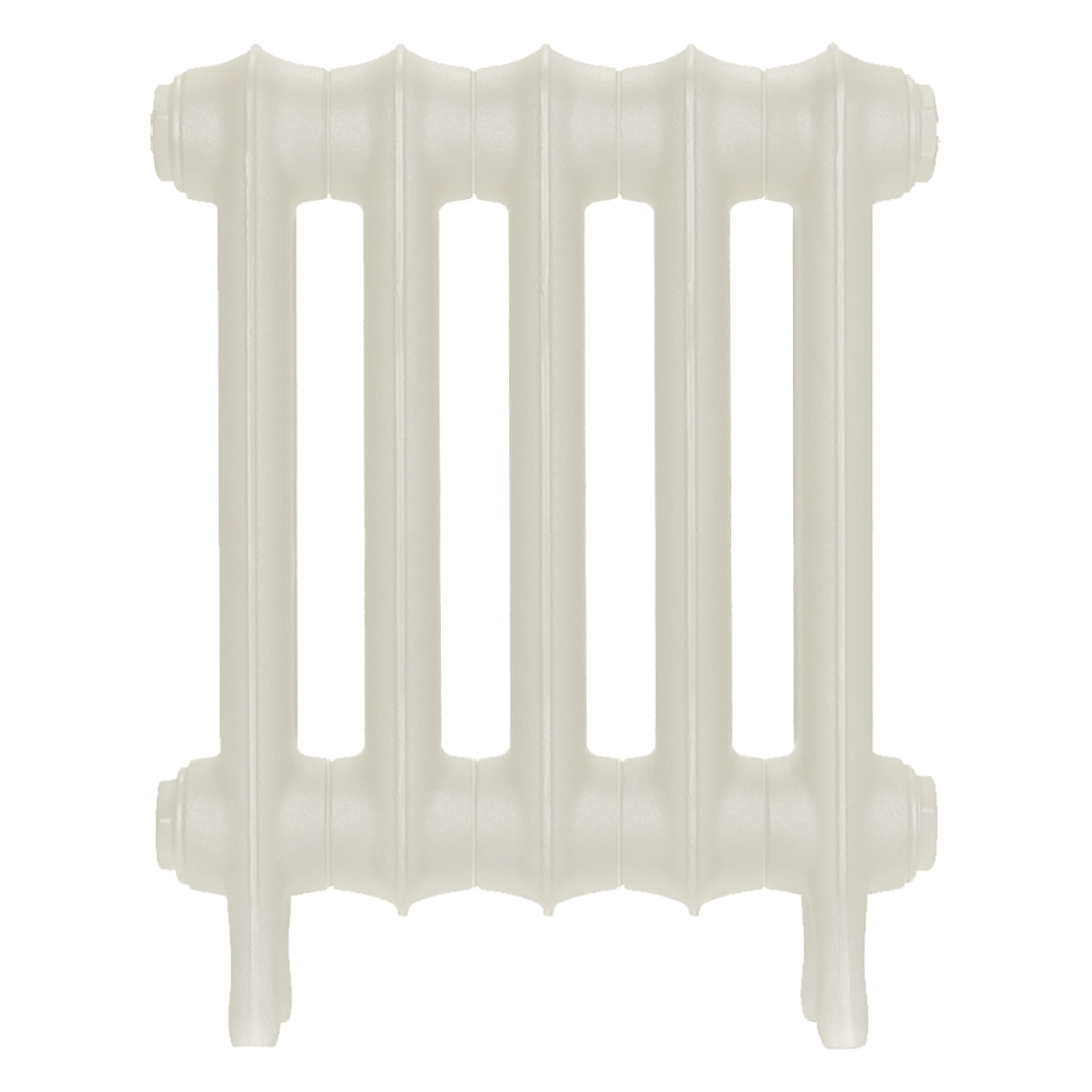 Emmeline I - Chalk White Cast Iron Column Radiator H407mm x W363mm 1 Column - Wall Hung