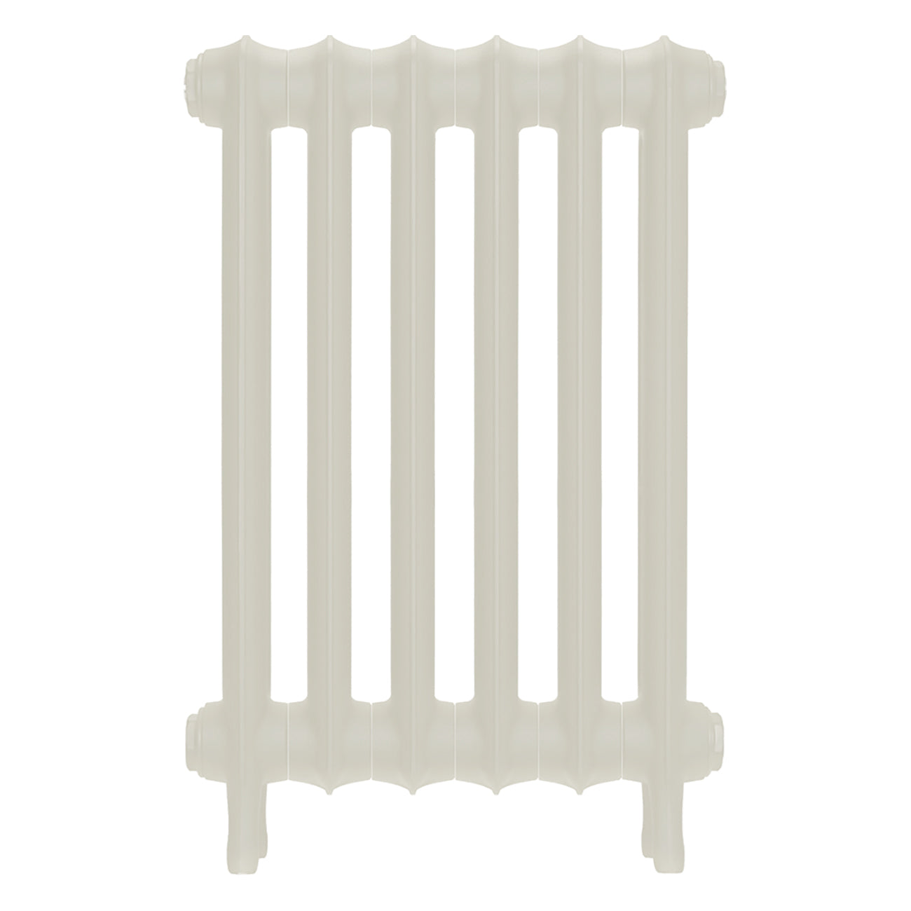 Emmeline I - Chalk White Cast Iron Column Radiator H607mm x W429mm 1 Column - Wall Hung