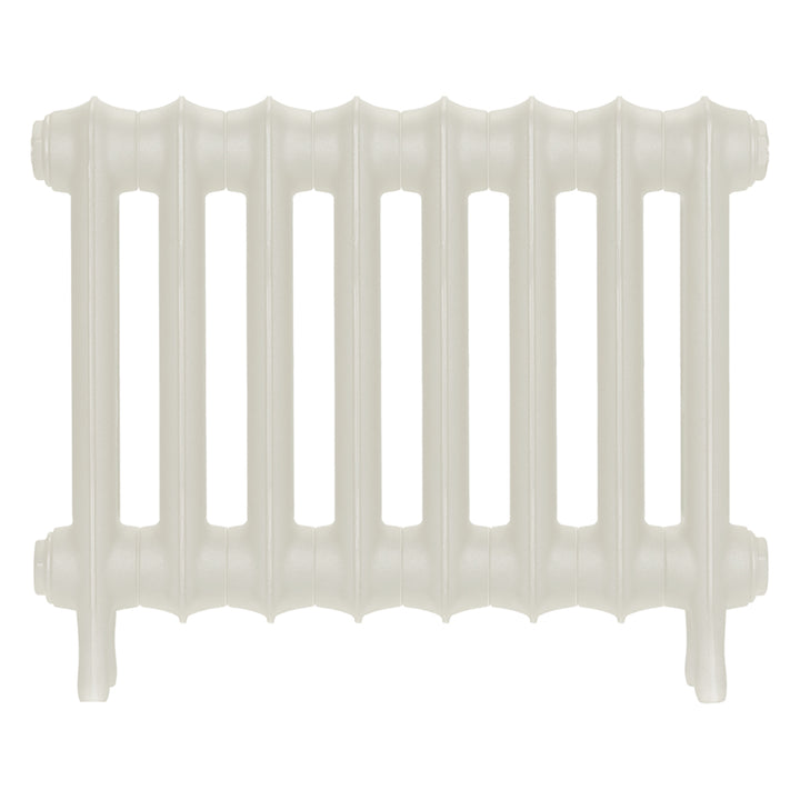 Emmeline I - Chalk White Cast Iron Column Radiator H407mm x W562mm 1 Column - Wall Hung