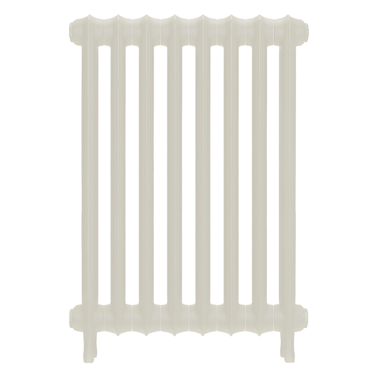 Emmeline I - Chalk White Cast Iron Column Radiator H807mm x W562mm 1 Column - Wall Hung