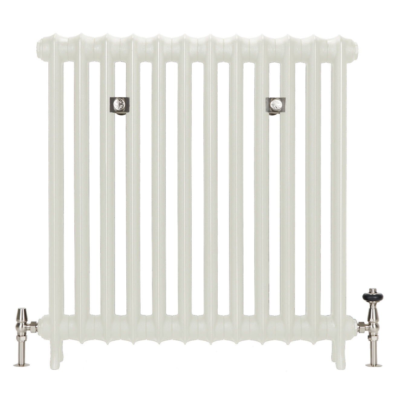 Emmeline I - Chalk White Cast Iron Column Radiator H865mm x W230mm 1 Column - Floor Standing