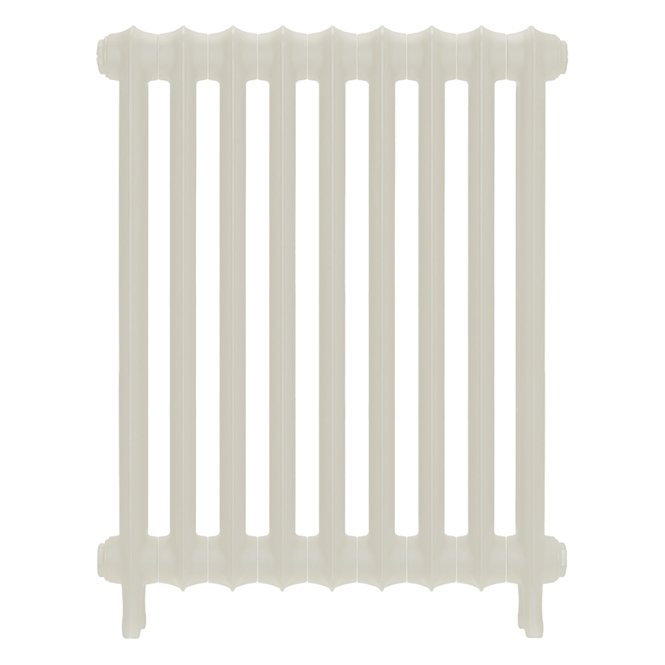 Emmeline I - Chalk White Cast Iron Column Radiator H807mm x W629mm 1 Column - Wall Hung