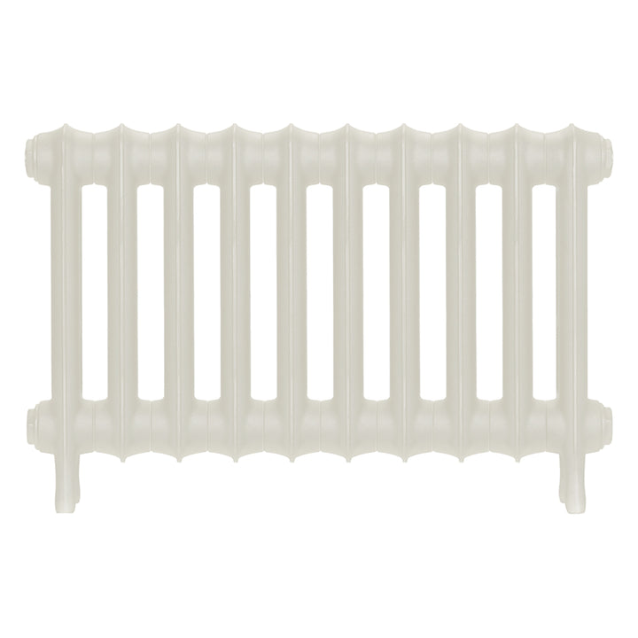 Emmeline II - Chalk White Cast Iron Column Radiator H413mm x W695mm 2 Column - Wall Hung
