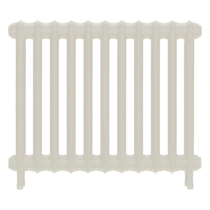 Emmeline II - Chalk White Cast Iron Column Radiator H613mm x W762mm 2 Column - Wall Hung
