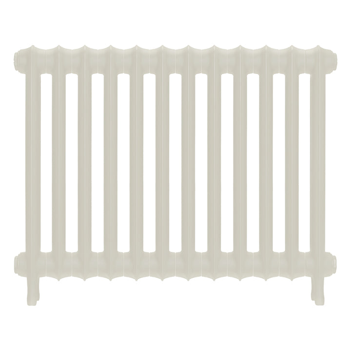 Emmeline II - Chalk White Cast Iron Column Radiator H613mm x W828mm 2 Column - Wall Hung