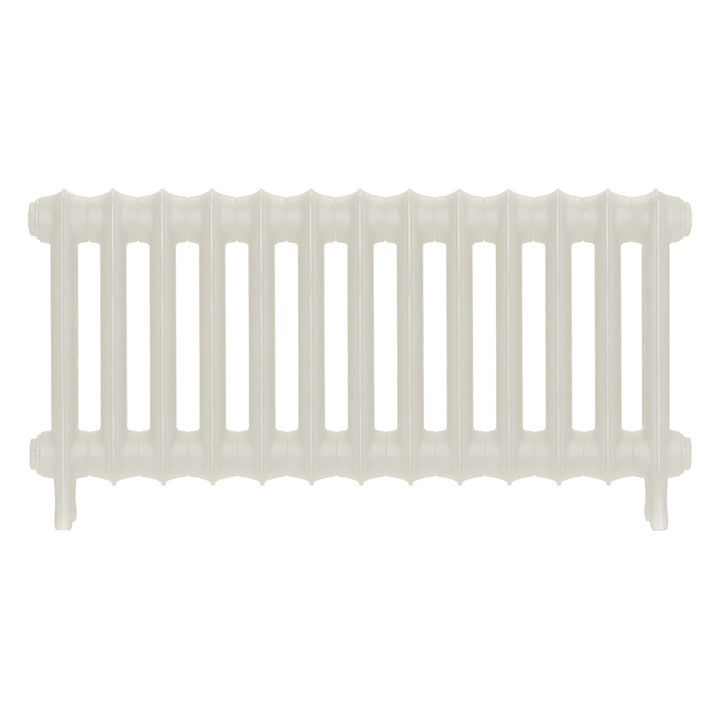 Emmeline II - Chalk White Cast Iron Column Radiator H413mm x W895mm 2 Column - Wall Hung