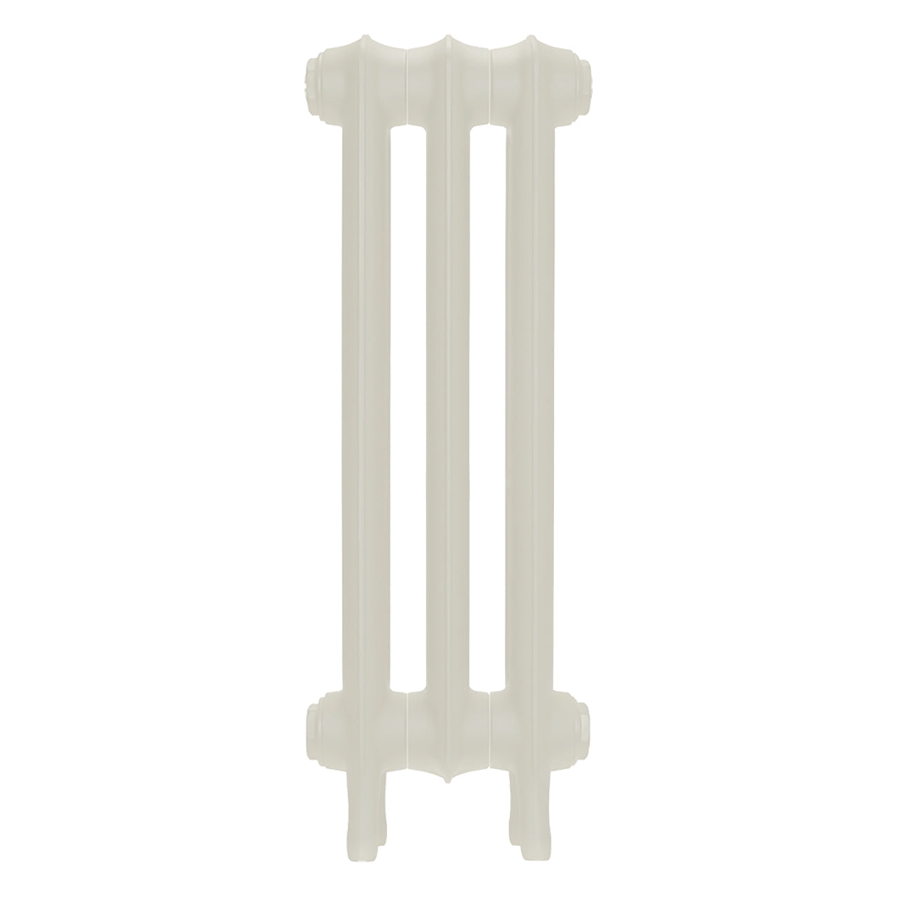 Emmeline II - Chalk White Cast Iron Column Radiator H613mm x W230mm 2 Column - Wall Hung