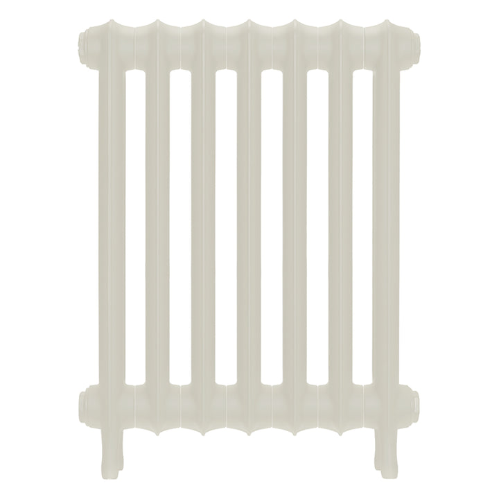 Emmeline II - Chalk White Cast Iron Column Radiator H613mm x W496mm 2 Column - Wall Hung