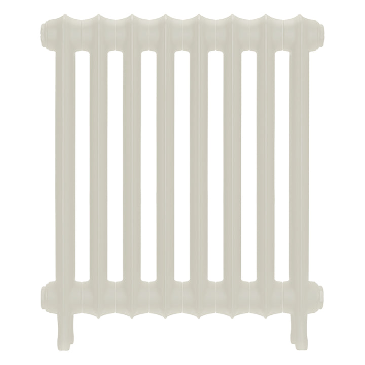 Emmeline II - Chalk White Cast Iron Column Radiator H613mm x W562mm 2 Column - Wall Hung