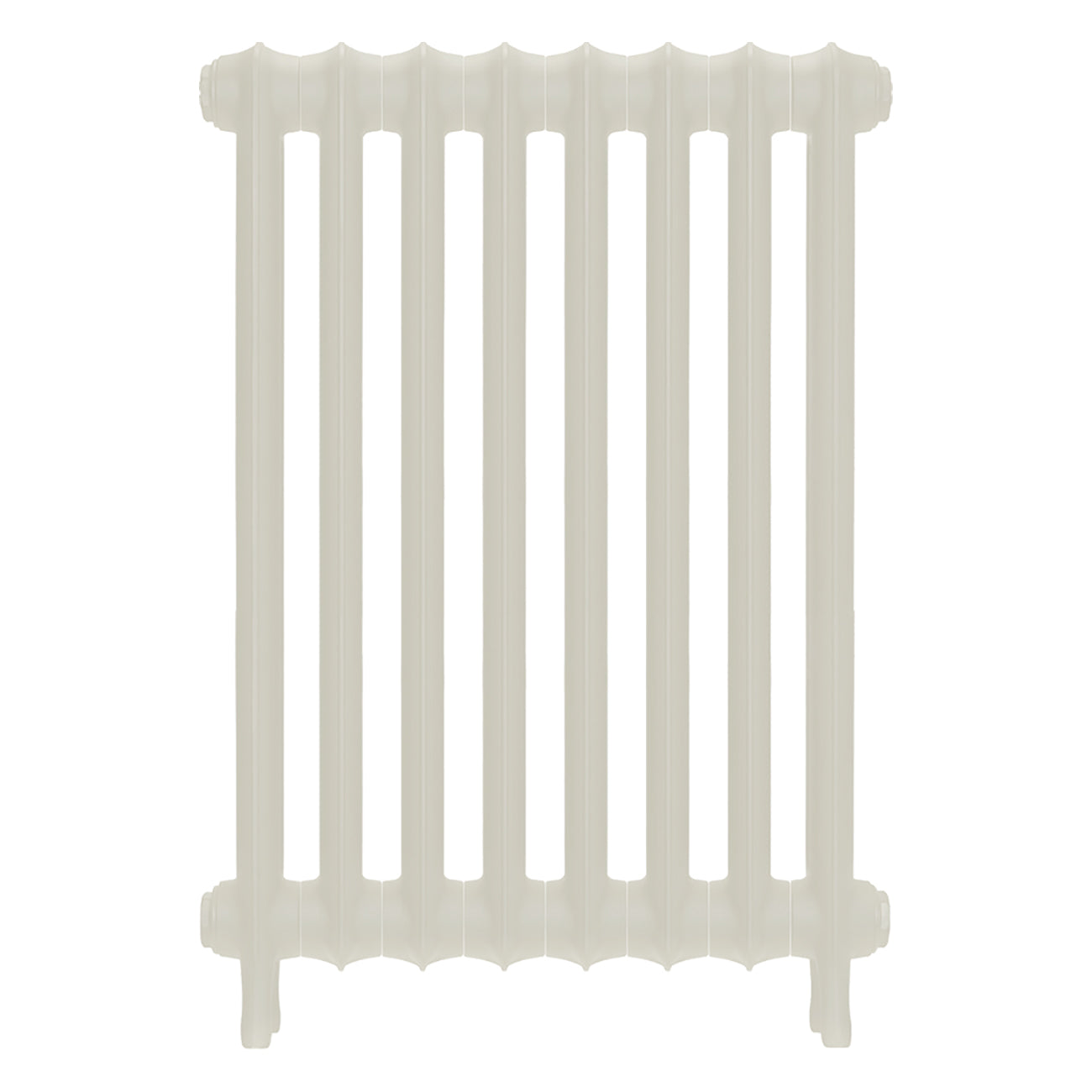 Emmeline II - Chalk White Cast Iron Column Radiator H813mm x W562mm 2 Column - Wall Hung