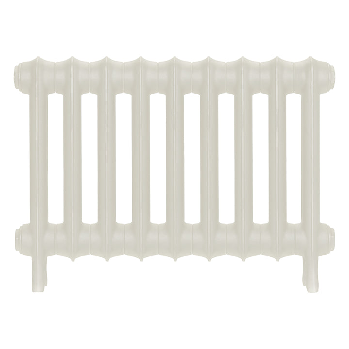 Emmeline II - Chalk White Cast Iron Column Radiator H413mm x W629mm 2 Column - Wall Hung