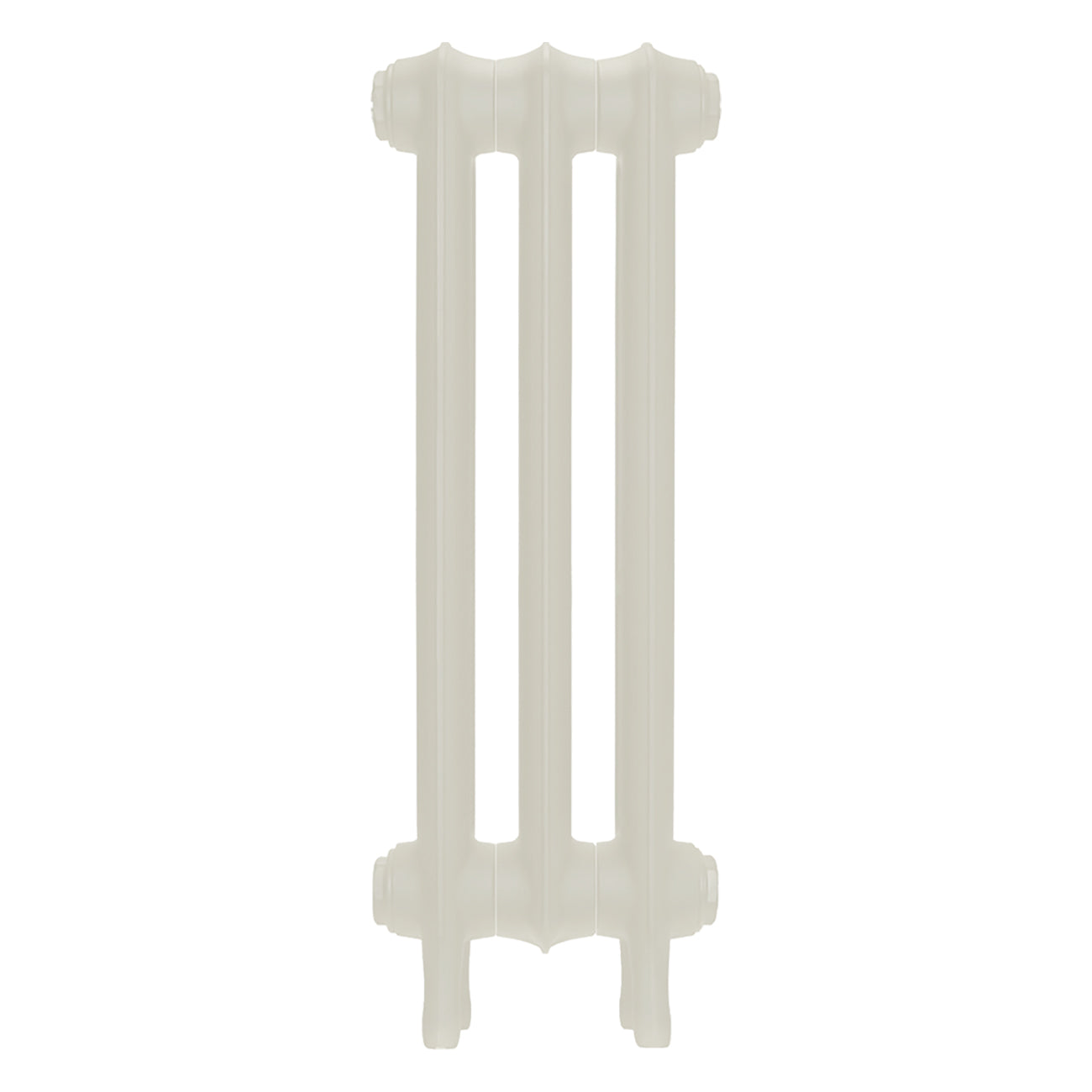 Emmeline III - Chalk White Cast Iron Column Radiator H616mm x W230mm 3 Column - Wall Hung