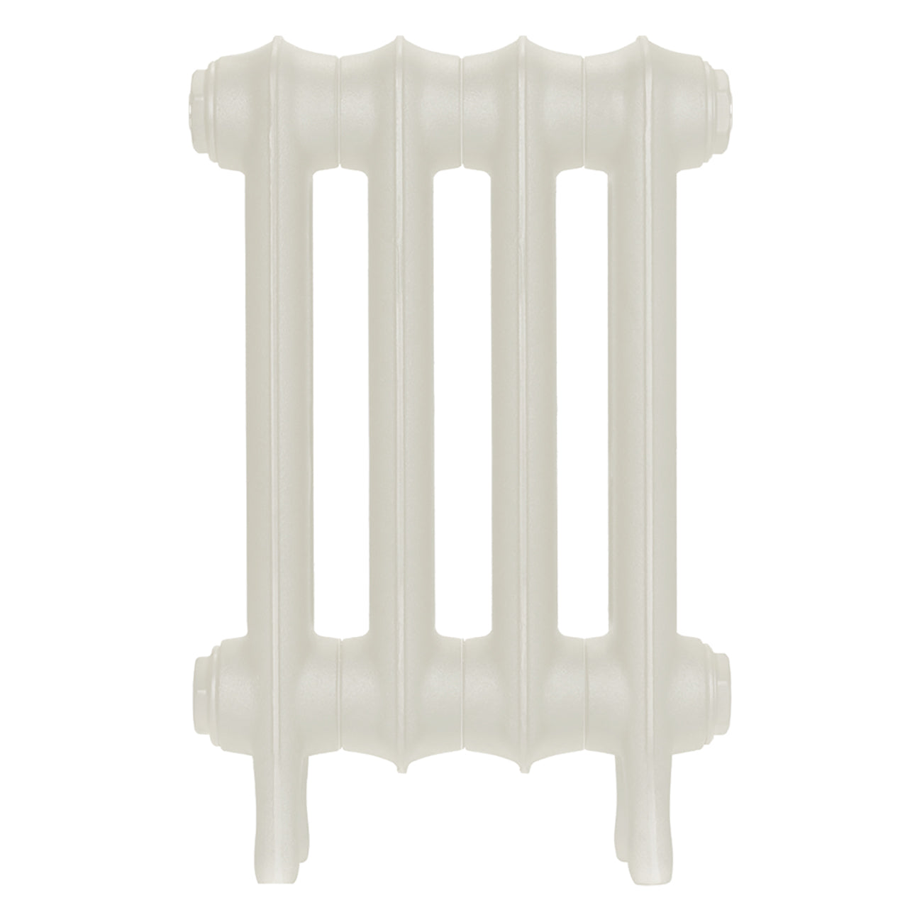 Emmeline III - Chalk White Cast Iron Column Radiator H416mm x W296mm 3 Column - Wall Hung