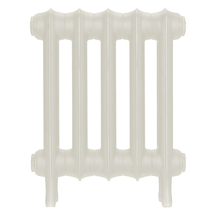 Emmeline III - Chalk White Cast Iron Column Radiator H416mm x W363mm 3 Column - Wall Hung
