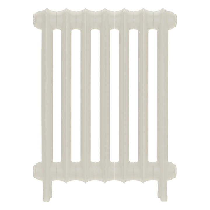 Emmeline III - Chalk White Cast Iron Column Radiator H616mm x W496mm 3 Column - Wall Hung