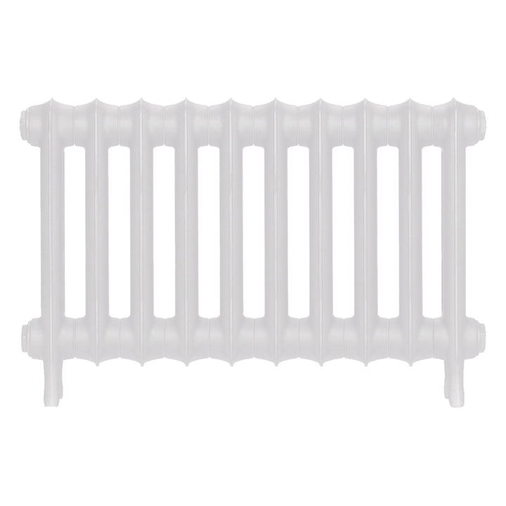 Emmeline I - Ceramic White Cast Iron Column Radiator H407mm x W695mm 1 Column - Wall Hung