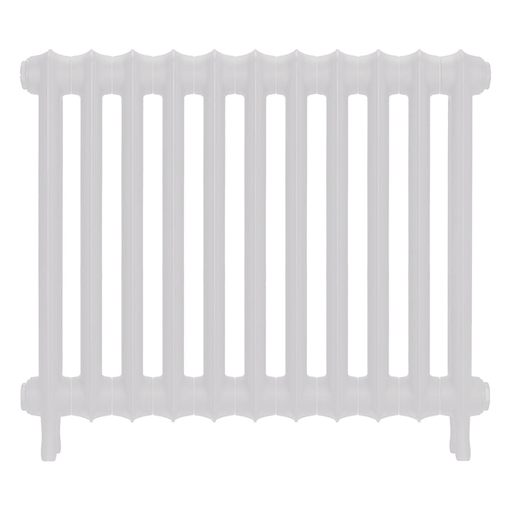 Emmeline I - Ceramic White Cast Iron Column Radiator H607mm x W762mm 1 Column - Wall Hung