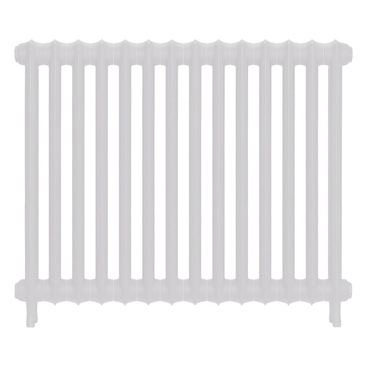 Emmeline I - Ceramic White Cast Iron Column Radiator H807mm x W961mm 1 Column - Wall Hung
