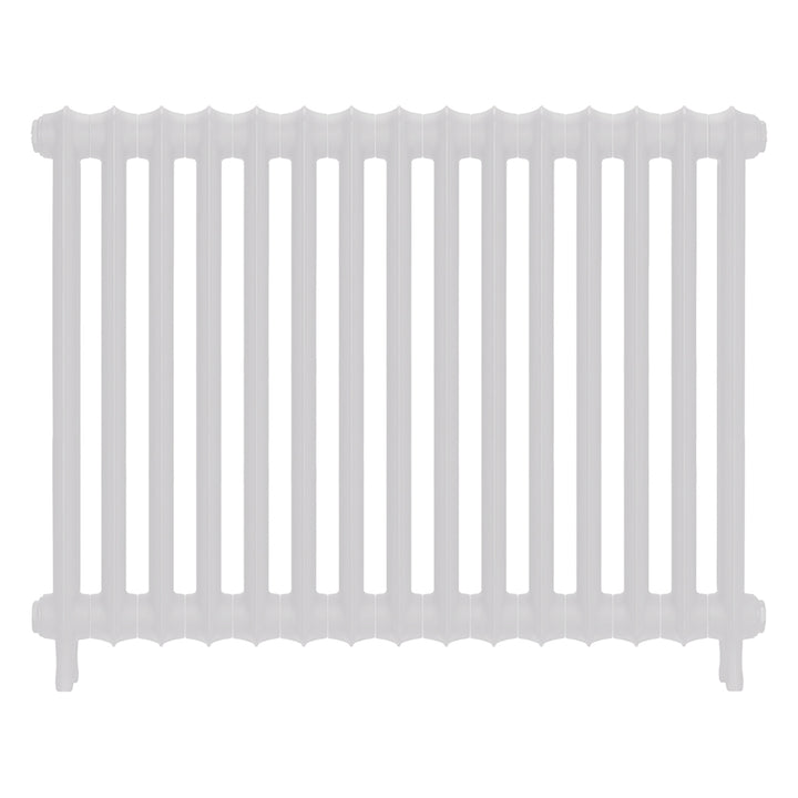 Emmeline I - Ceramic White Cast Iron Column Radiator H807mm x W1028mm 1 Column - Wall Hung