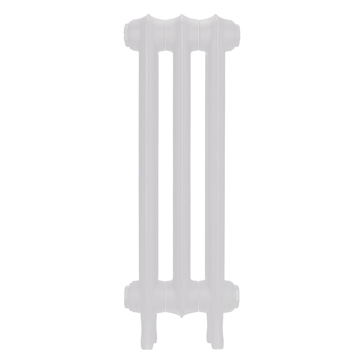 Emmeline I - Ceramic White Cast Iron Column Radiator H607mm x W230mm 1 Column - Wall Hung