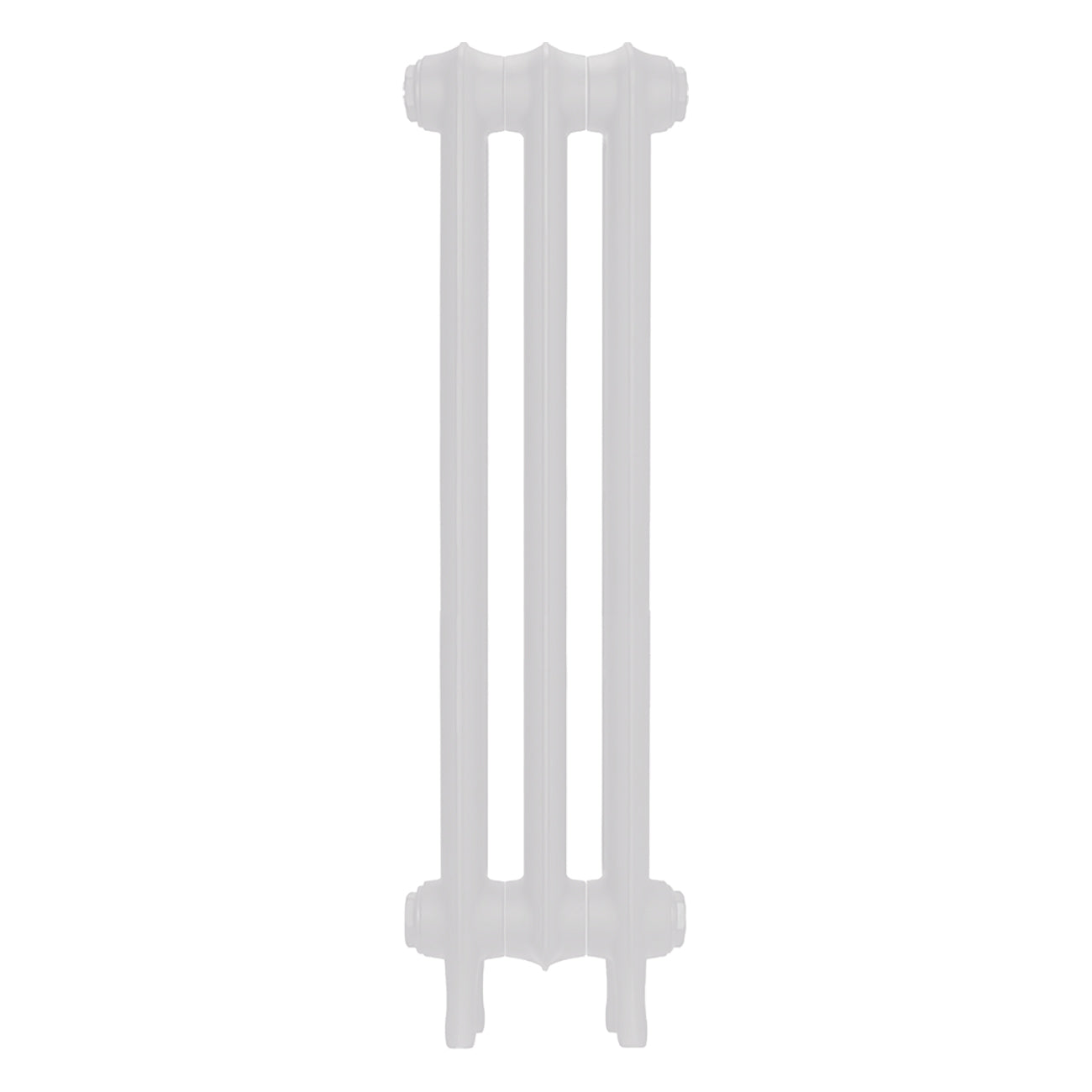 Emmeline I - Ceramic White Cast Iron Column Radiator H807mm x W230mm 1 Column - Wall Hung