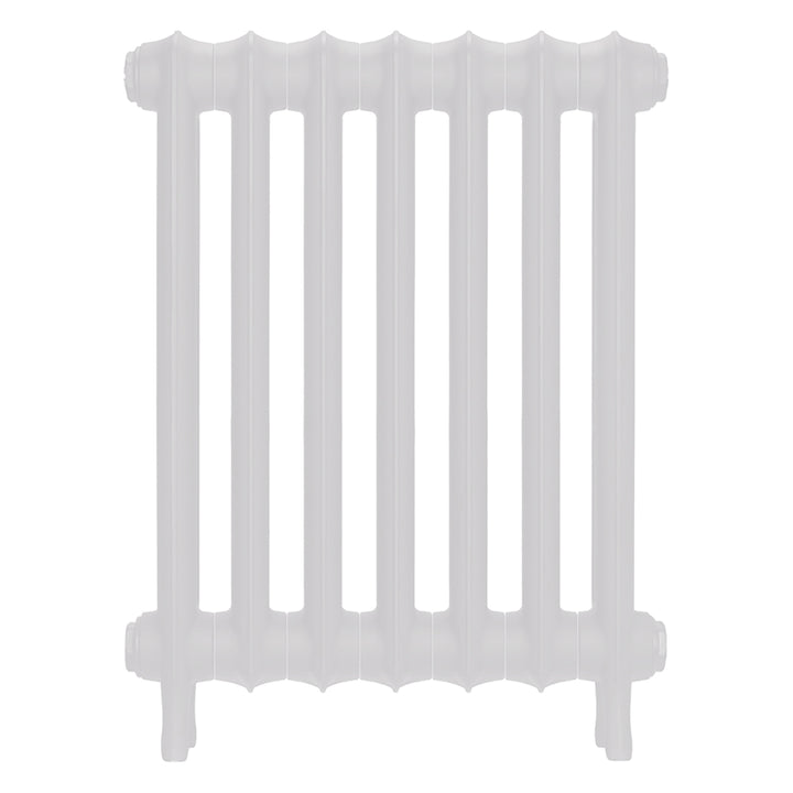 Emmeline I - Ceramic White Cast Iron Column Radiator H607mm x W496mm 1 Column - Wall Hung