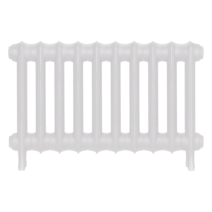 Emmeline II - Ceramic White Cast Iron Column Radiator H413mm x W695mm 2 Column - Wall Hung