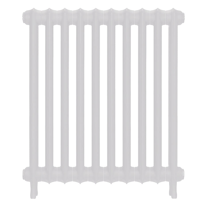 Emmeline II - Ceramic White Cast Iron Column Radiator H813mm x W695mm 2 Column - Wall Hung