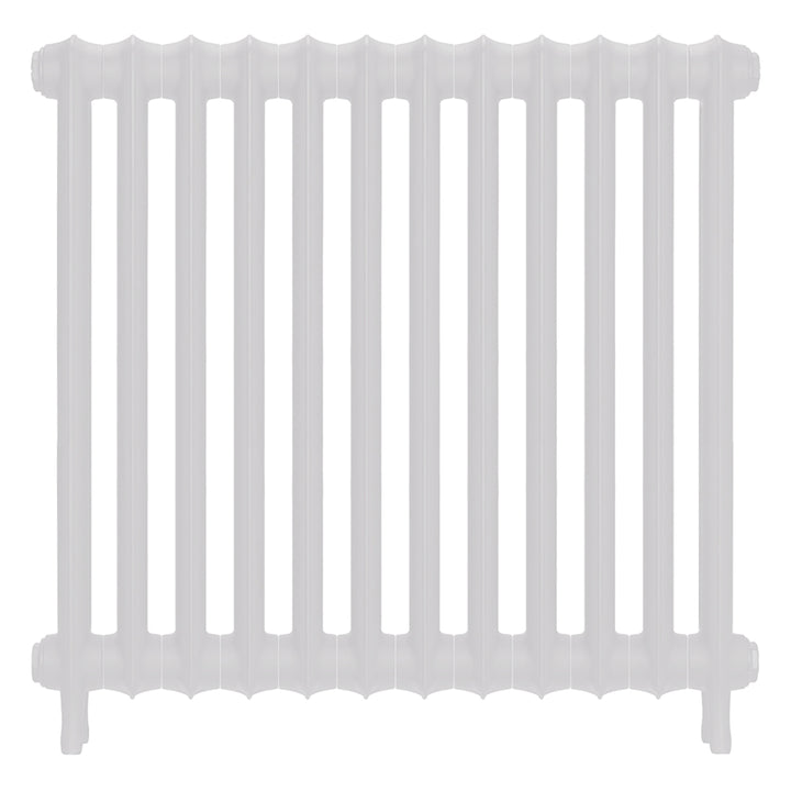 Emmeline II - Ceramic White Cast Iron Column Radiator H813mm x W828mm 2 Column - Wall Hung