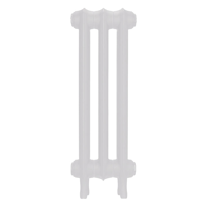 Emmeline II - Ceramic White Cast Iron Column Radiator H613mm x W230mm 2 Column - Wall Hung