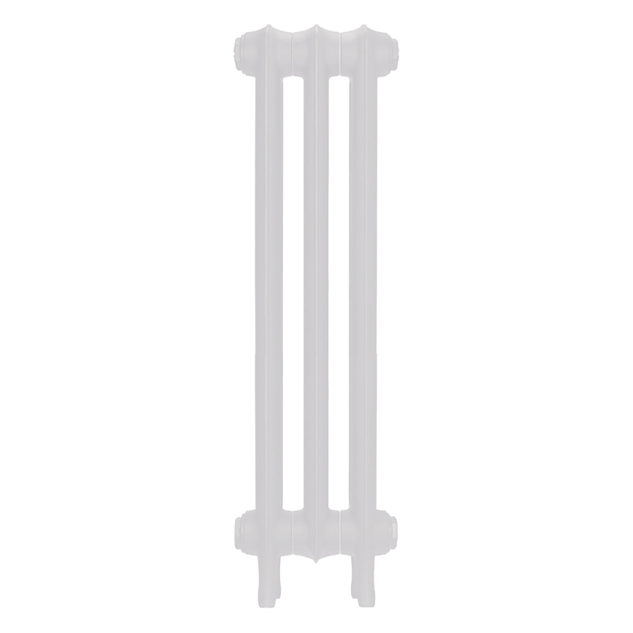 Emmeline II - Ceramic White Cast Iron Column Radiator H813mm x W230mm 2 Column - Wall Hung