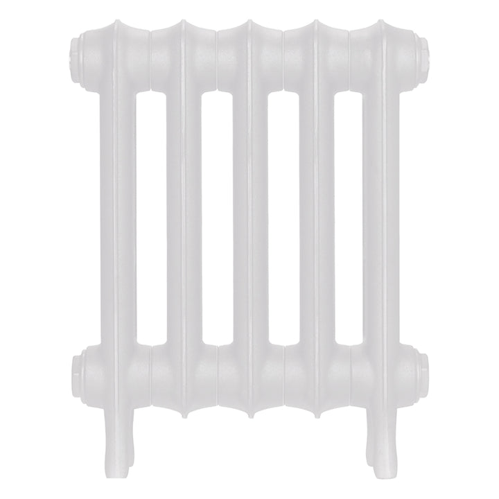 Emmeline II - Ceramic White Cast Iron Column Radiator H413mm x W363mm 2 Column - Wall Hung