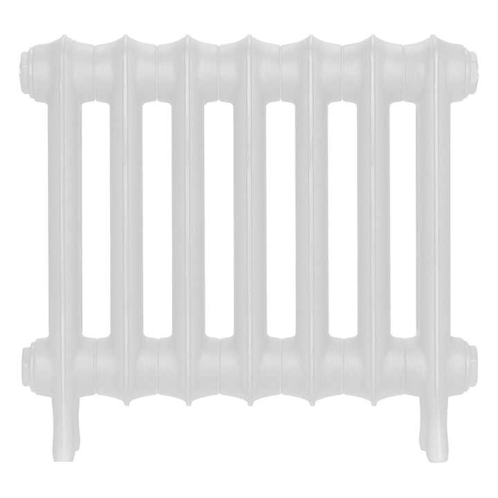 Emmeline II - Ceramic White Cast Iron Column Radiator H413mm x W496mm 2 Column - Wall Hung